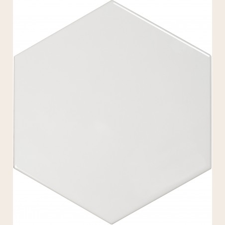 Bati-Orient Hexagonaux Lappatto 15x17 cm blanc