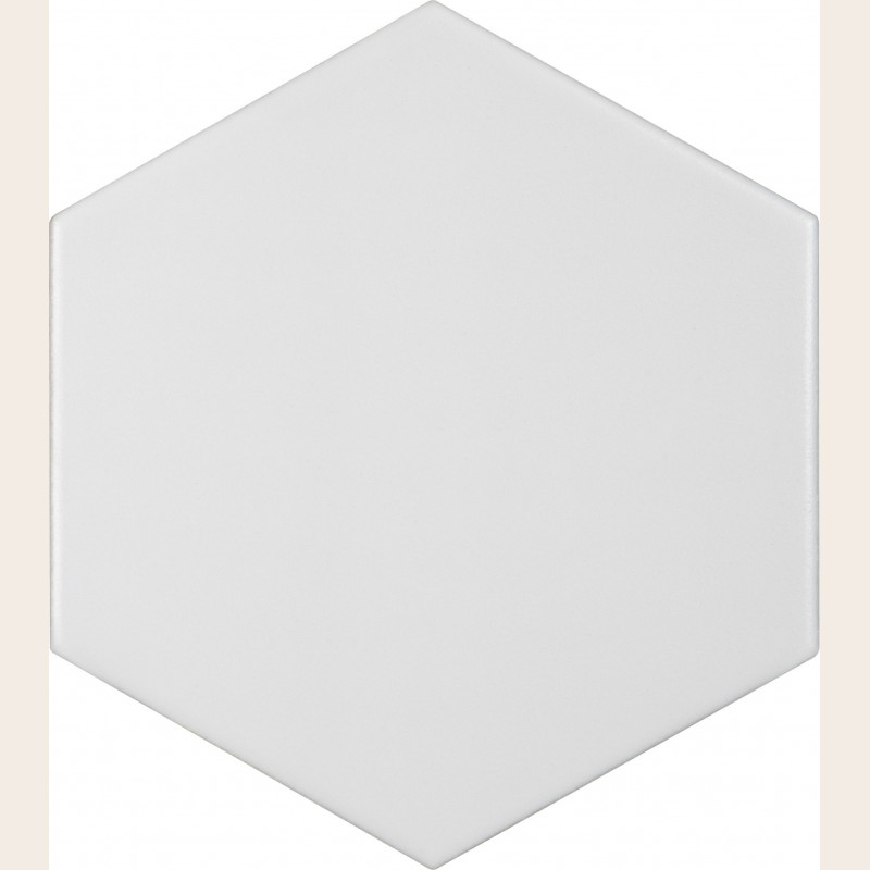 Bati-Orient Hexagonaux Matt 14x16 cm blanc