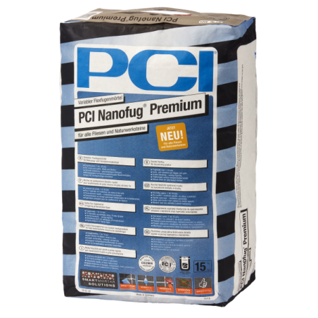 PCI NANOFUG PREMIUM CEMENTGREY 15KG 5M2 sac